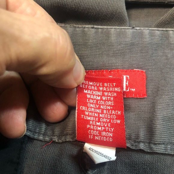 Elle Trouser Pant Low Rise Back Pockets Softy Distressed - Picture 6 of 8